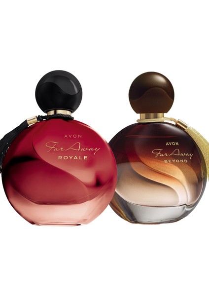Far Away Royale ve Far Away Beyond Kadın Parfüm PAKETI100 ml
