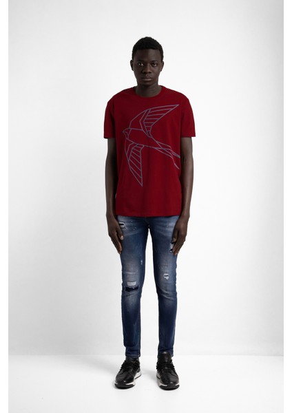 Thewıldwalkıng Erkek Sıfır Yaka T-Shirt