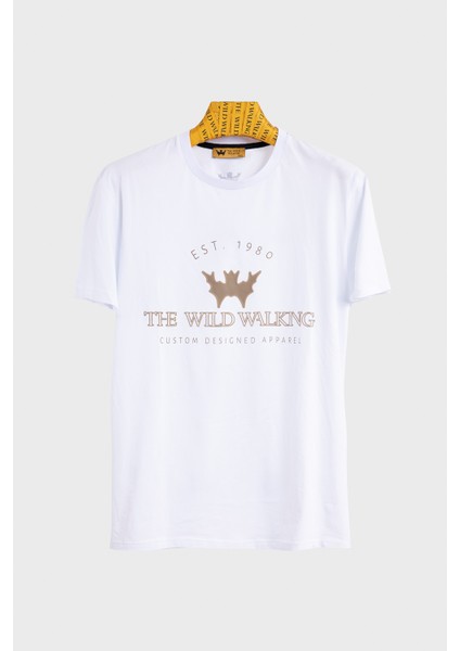 Thewıldwalkıng Erkek Sıfır Yaka T-Shirt