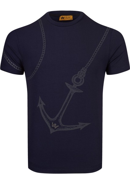 Thewıldwalkıng Erkek Sıfır Yaka T-Shirt