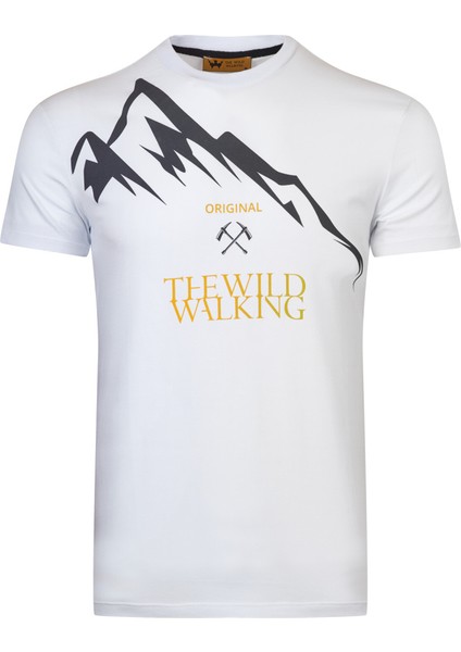 Thewıldwalkıng Erkek Sıfır Yaka T-Shirt