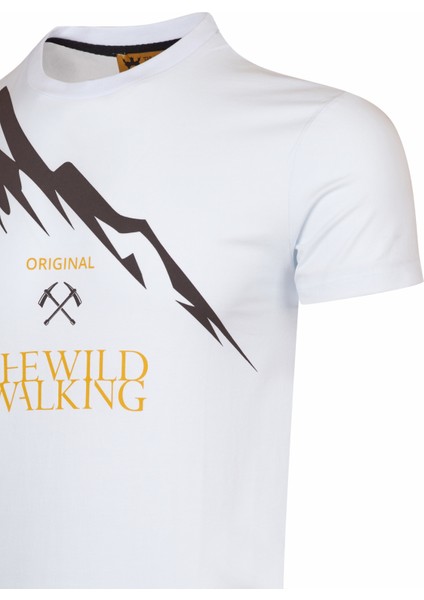 Thewıldwalkıng Erkek Sıfır Yaka T-Shirt