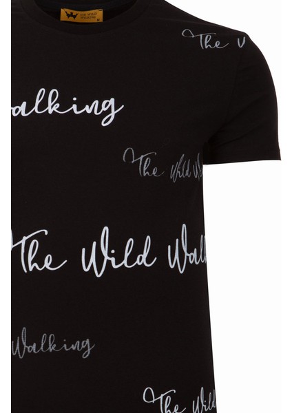 Thewıldwalkıng Erkek Sıfır Yaka T-Shirt