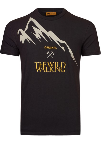 Thewıldwalkıng Erkek Sıfır Yaka T-Shirt