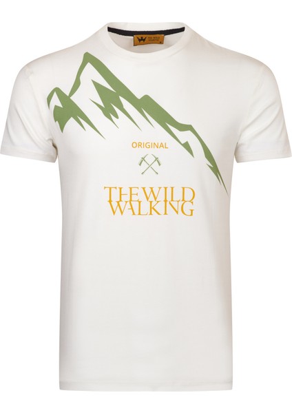 Thewıldwalkıng Erkek Sıfır Yaka T-Shirt