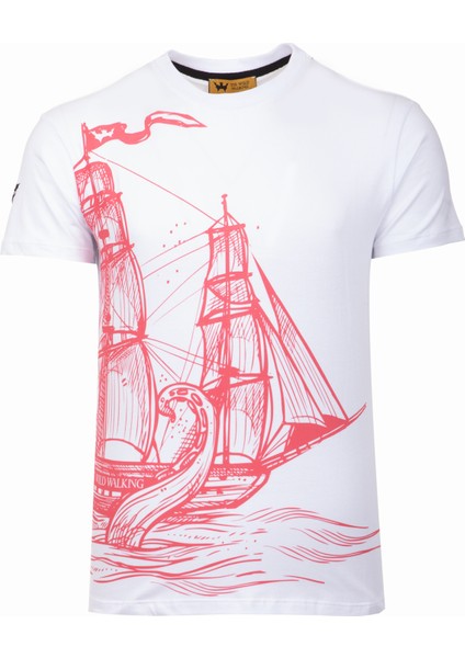Thewıldwalkıng Erkek Sıfır Yaka T-Shirt