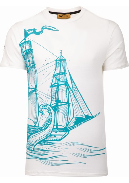 Thewıldwalkıng Erkek Sıfır Yaka T-Shirt