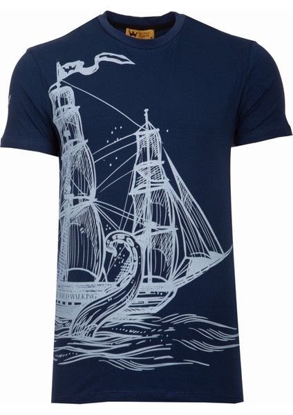 Thewıldwalkıng Erkek Sıfır Yaka T-Shirt