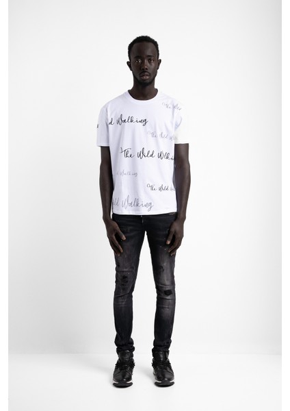 Thewıldwalkıng Erkek Sıfır Yaka T-Shirt