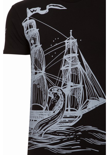 Thewıldwalkıng Erkek Sıfır Yaka T-Shirt