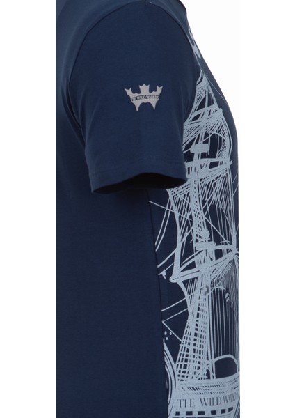 Thewıldwalkıng Erkek Sıfır Yaka T-Shirt