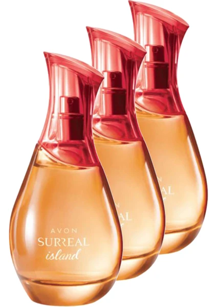 Surreal Island Kadın Parfüm Edt 75 Ml. Üçlü Set