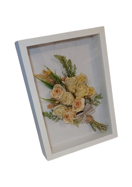 21X30 cm Verda Hediyelik Anı Çerçevesi-Özel Gün Çiçeklerinizi Kendiniz Tasarlayın!