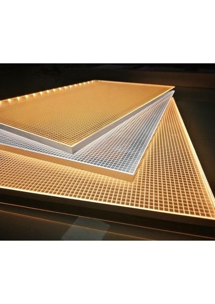 Akrilik Lazer Oyma LED Panel Lgp LED Tabela Tek Taraflı