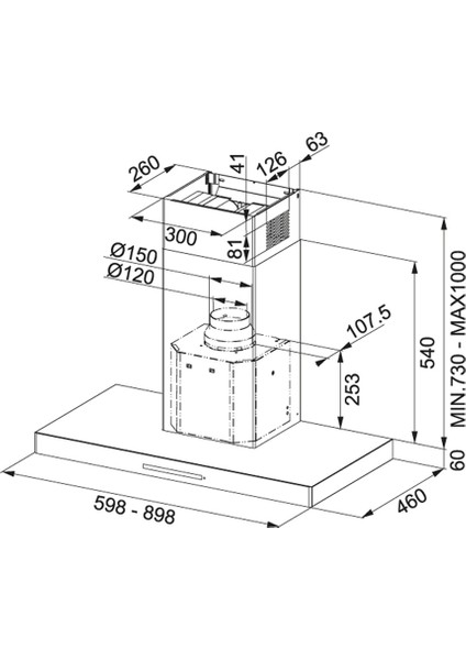 Ankastre Set (Fcr 925 Tc BK/XS/900 Black/inox Davlumbaz Fhng 905 4g Tc Bk C Black Ocak Fsl 86 H Xs Black/inox Fırın) modelleri