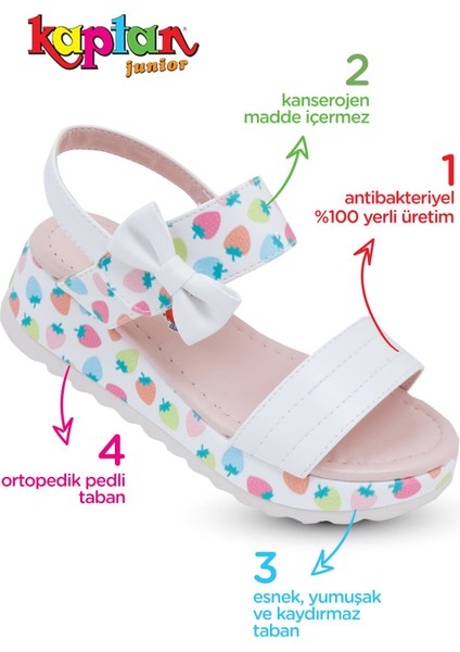 Kız Çocuk Bebek Ayakkabı Sandalet Babet