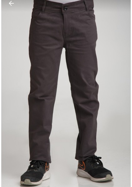 Spor Model Likralı Kanvas Kumaş Okul Pantolonu