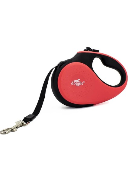 Soft Serisi Otomatik Uzatma Tasması M-25KG-5MT-PEMBE