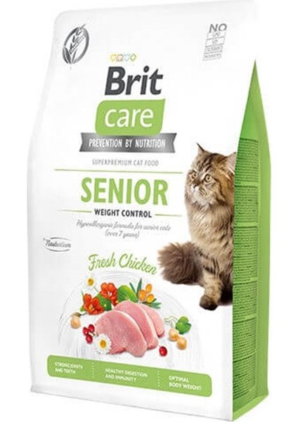 Brit Care Senior Hypo-Allergenic Tahılsız Yaşlı Kedi Maması 2kg
