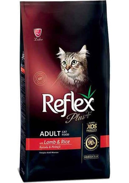 Plus Kuzu Etli Yetişkin Kedi Maması 1,5 kg
