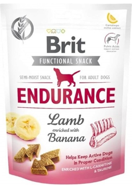 Brit Endurance Muzlu ve Kuzu Etli Köpek Ödülü 150 gr