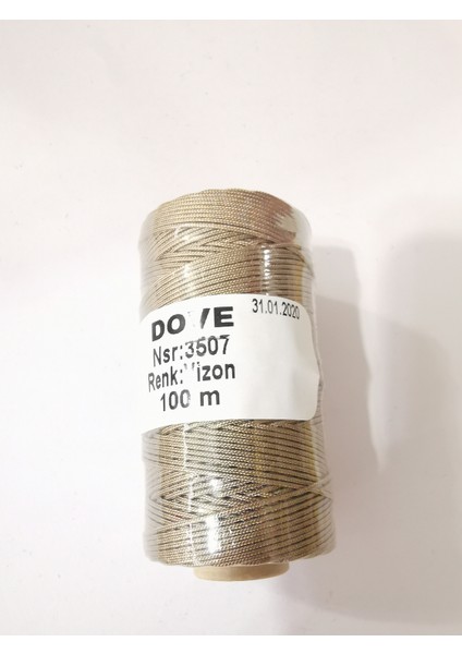 Paraşüt Ipi Takı Malzemesi 100 Mt. Krem Renk