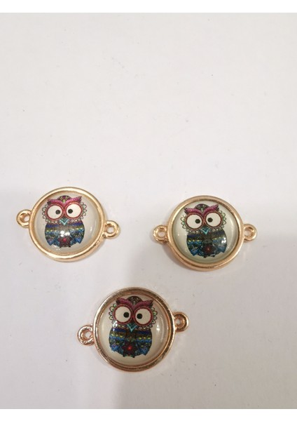 Baykuş Figürlü Bileklik Takı Malzemesi 1 Adet