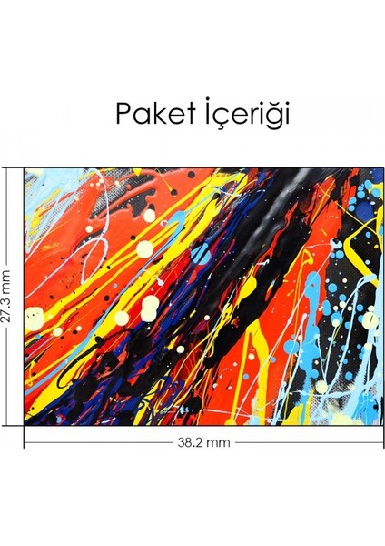 Renkli Sıçratılmış Boya Notebook Sticker, Laptop Sticker,, Hp Sticker, Asus Sticker, 15.6 Inç Sticker fiyatları