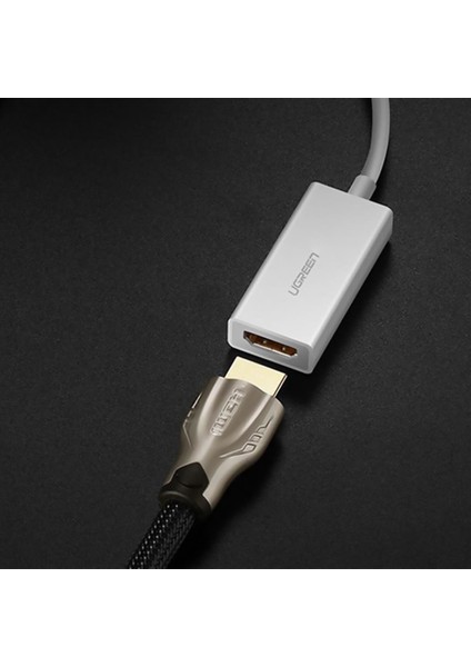 Type-C To HDMI Dişi 4K Çevirici Adaptör Beyaz