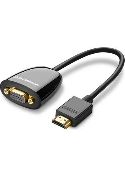 HDMI To VGA Dişi Çevirici Adaptör Siyah