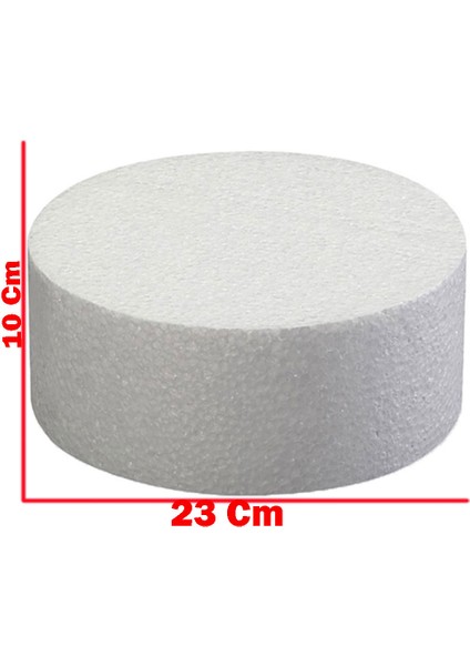 Strafor Pasta Tek Katlı - Strafor Stand Tek Katlı 23 cm