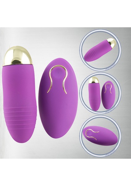 Yeni Nesil USB Şarjlı Uzaktan Kumandalı Egg Vajinal ve Anal Vibratör