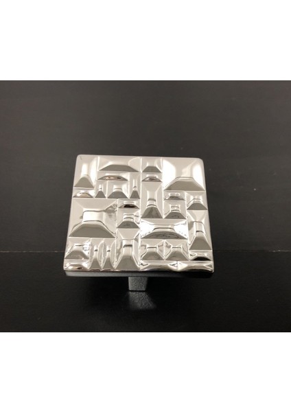 467 Dekoratif Düğme Mobilya Kulbu Parlak Krom