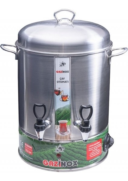 60 Bardak Metal Musluk Çay Makinası & Semaveri