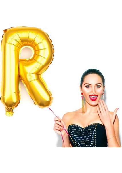 Gold Renkli Bride 76 cm Folyo Balon Seti
