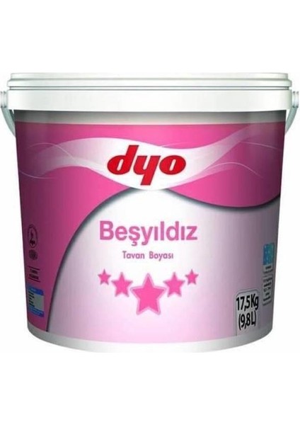 Beşyıldız Tavan Boyası Beyaz 3.5kg