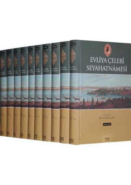 Evliya Çelebi Seyahatnamesi Seti (10 Cilt Takım) - Mümin Çevik