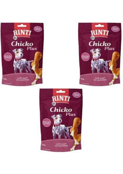 Chicko Plus Köpek Ödülü Tavuk Budu 80G 3 Adet