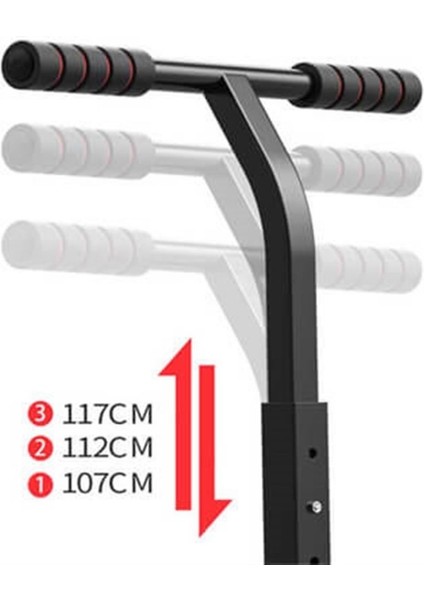 XTR Fitness Tutunmalı Trambolin 106 cm Kırmızı