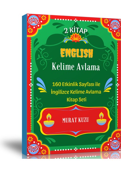 Enine Boyuna Eğitim Ingilizce Kelime Avlama Kitap Seti (2 Spiralli Kitap)