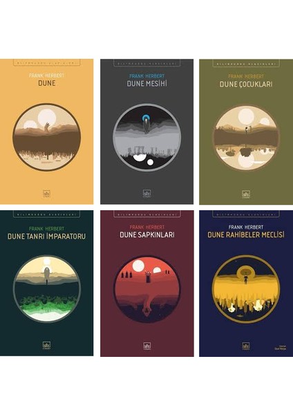 Dune Serisi:Dune Mesihi -Dune Tanrı İmparatoru - Dune Sapkınları -Dune Çocukları - 6 Kitap Set - Frank Herbert