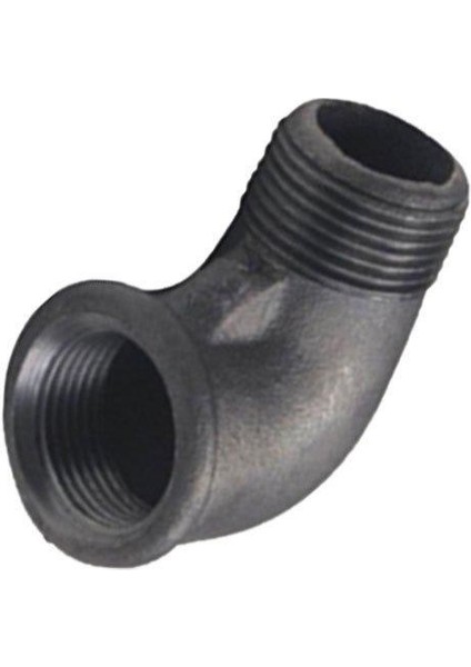 Kuyruklu Dirsek Dişli Siyah 1.1/4''