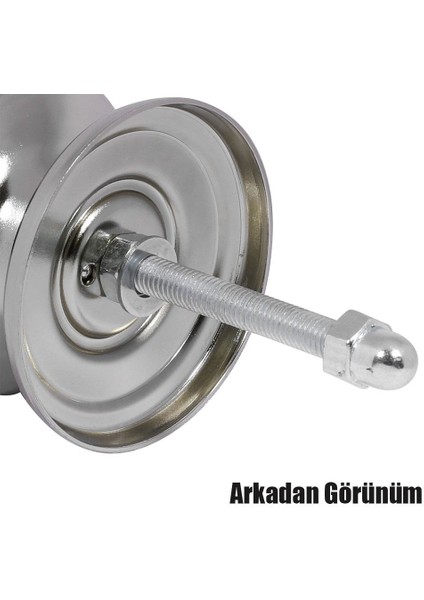 Gülyonca Kapı Tokmağı Kapı Topuzu Babası Kolu Saten Metal Tokmak