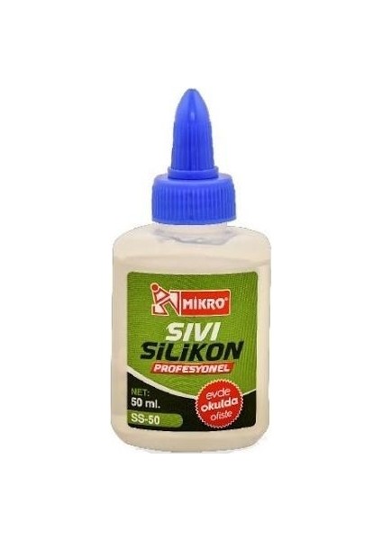 Ahşap Dar Dil Çubuğu + Silikon Yapıştırıcı Seti