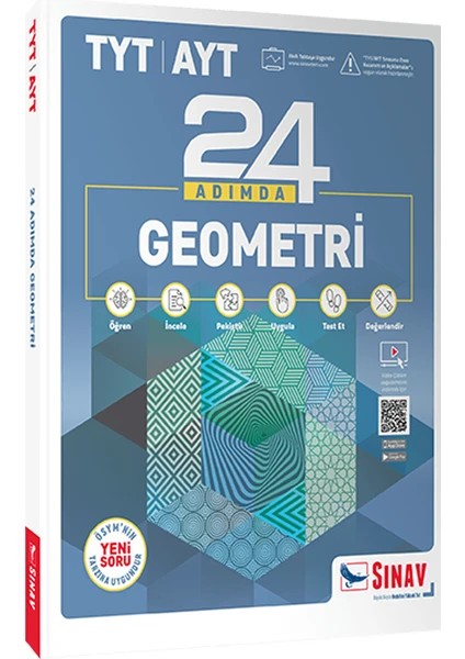 Sınav Yayınları TYT AYT Geometri 24 Adımda Konu Anlatımlı Soru Bankası