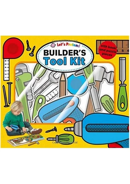 Pri-Let's Pretend Builders Tool Kit - Fiona Watt