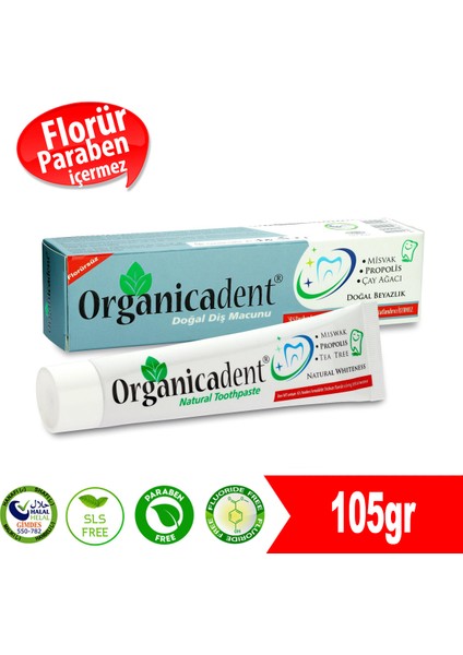 Doğal Diş Macunu + Aktif Karbonlu + Çocuk Diş Macunu (3'lü Paket)