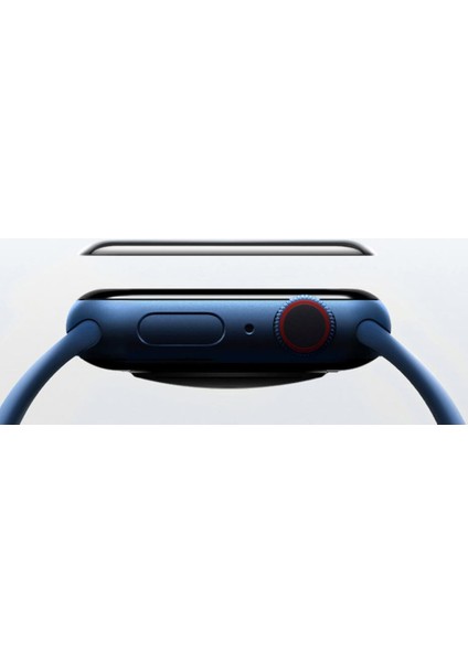 Apple Watch 44 mm Ekran Koruyucu 3D Tam Kapatan Kavisli Ppma Nano Cam Tam Uyumlu modelleri