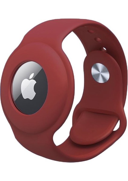 Apple Airtag Uyumlu Kordon & Bileklik - Çok Amaçlı Silikon Kılıf