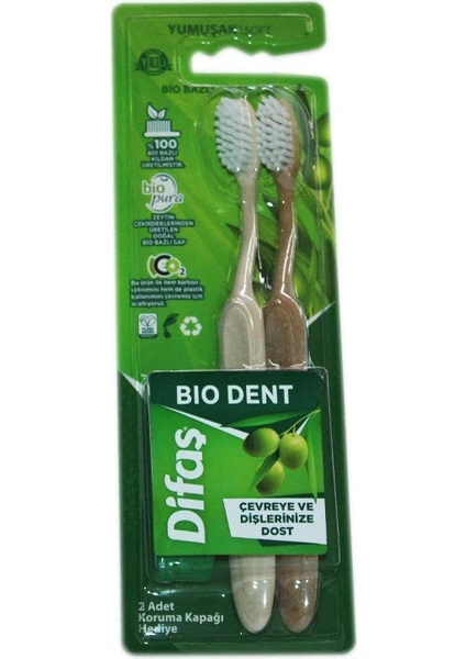 Bio Dent Bio Bazlı 2'li Diş Fırçası Yumuşak